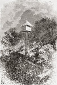 An Usagaran granary barn, Usagara, Tanzania, from 
